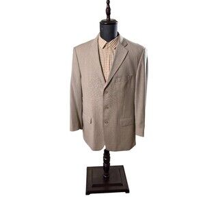 Emanuel Ungaro Mens suit beige striped - lightly used